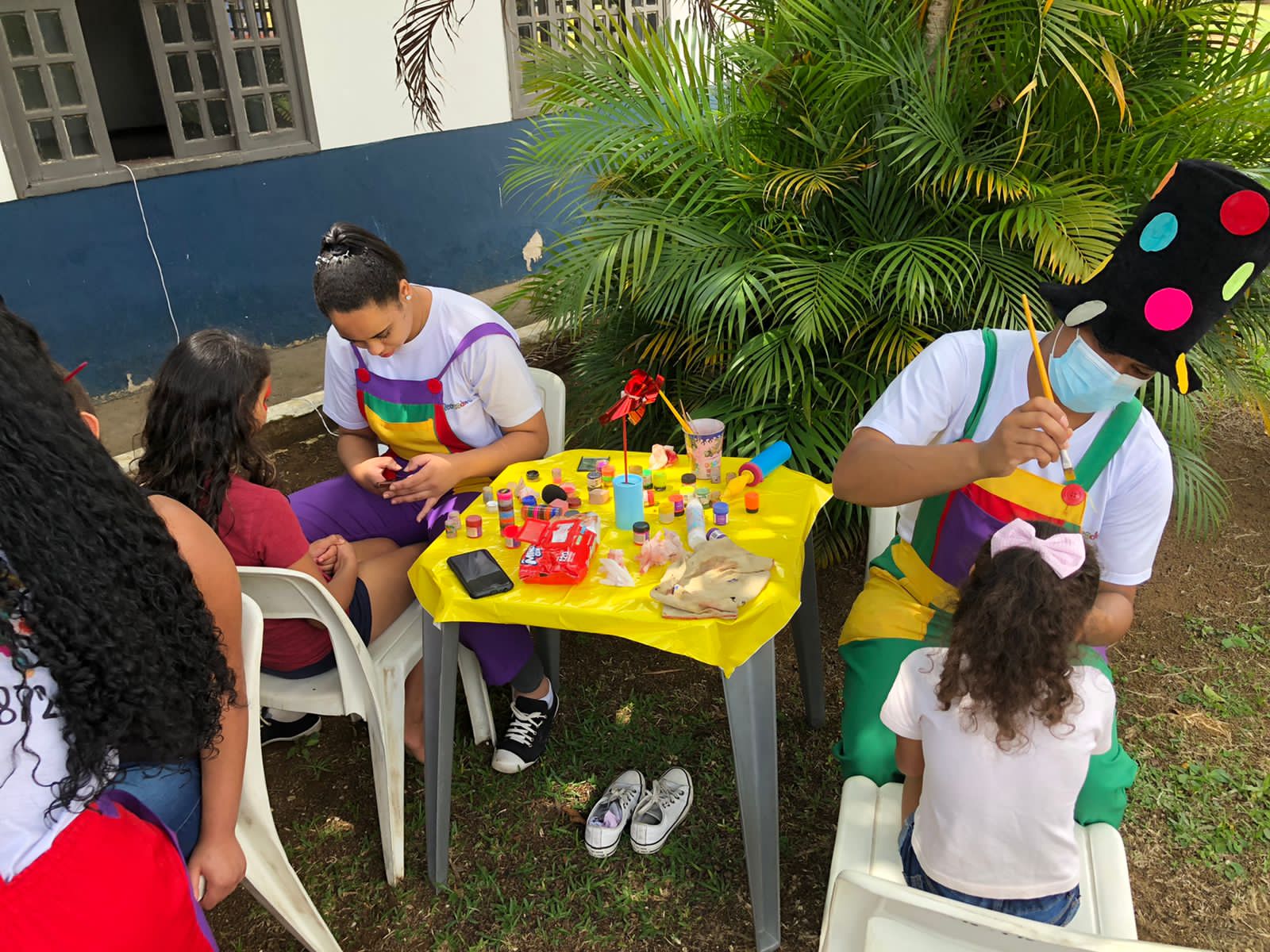 Recreação completa com personagem vivo GRÁTIS