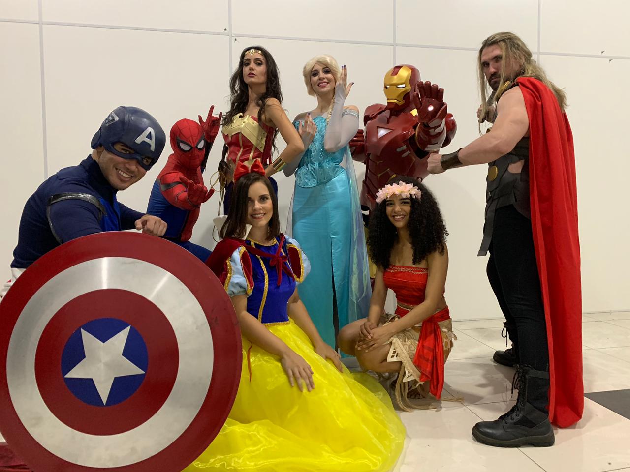 Personagens Vivos e Animação para festas