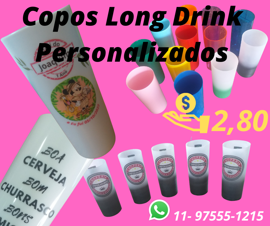 Copos e canecas personalizadas