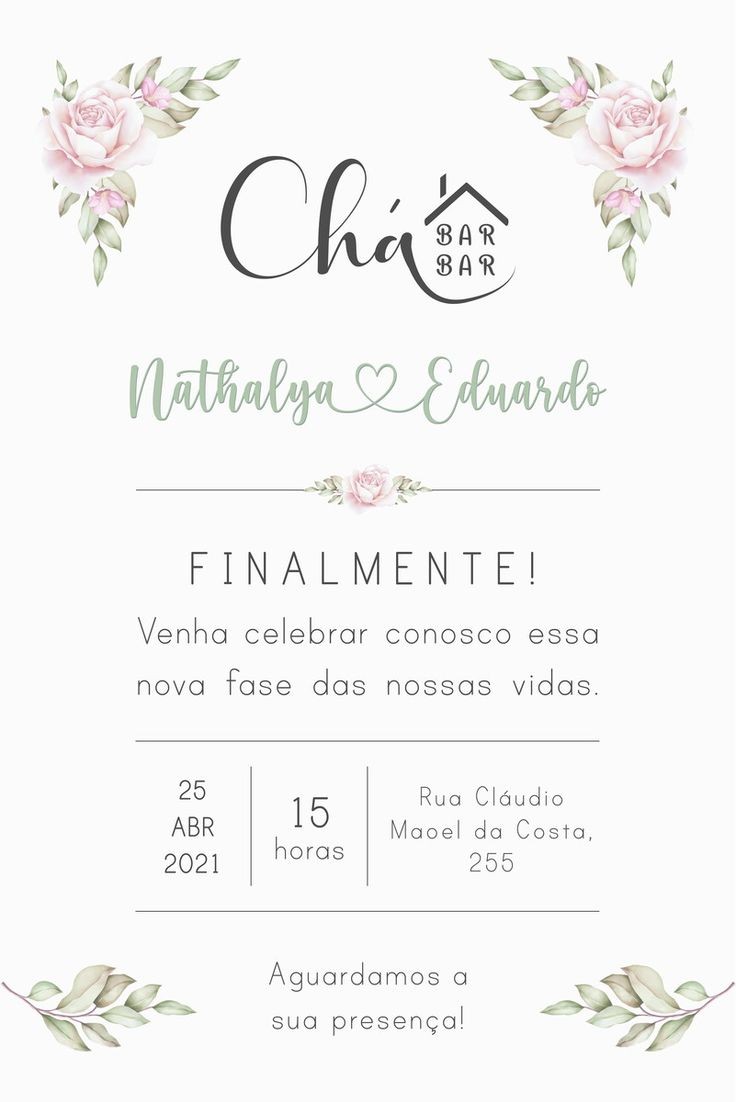 Convite virtual e edição de fotos