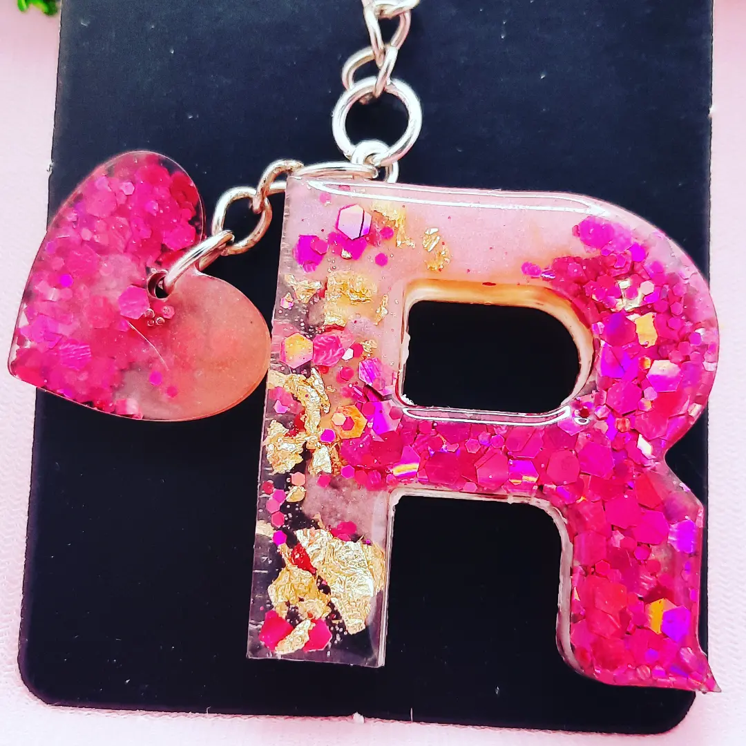 Chaveiros personalizados letras iniciais