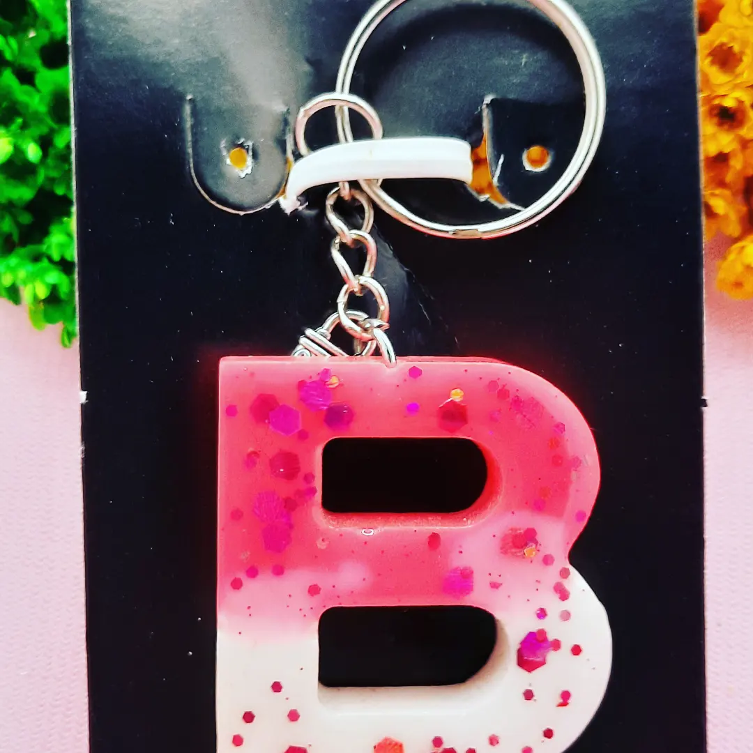 Chaveiros personalizados letras iniciais
