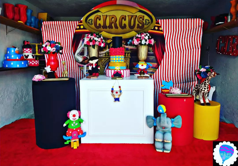 Balão Azul Decoração de Festa