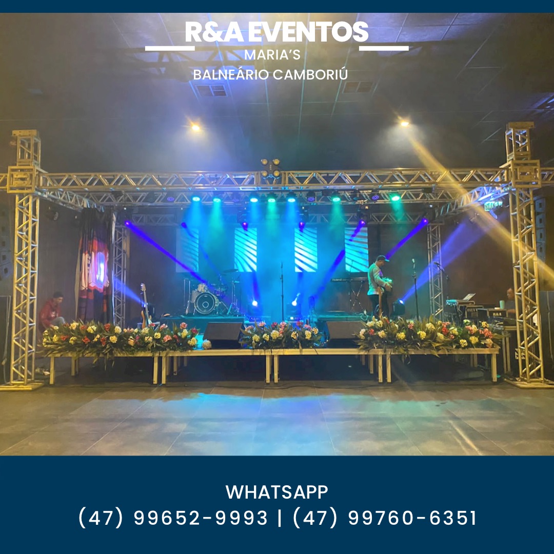 R&A EVENTOS – Som, Luz, Palco, Painel de led