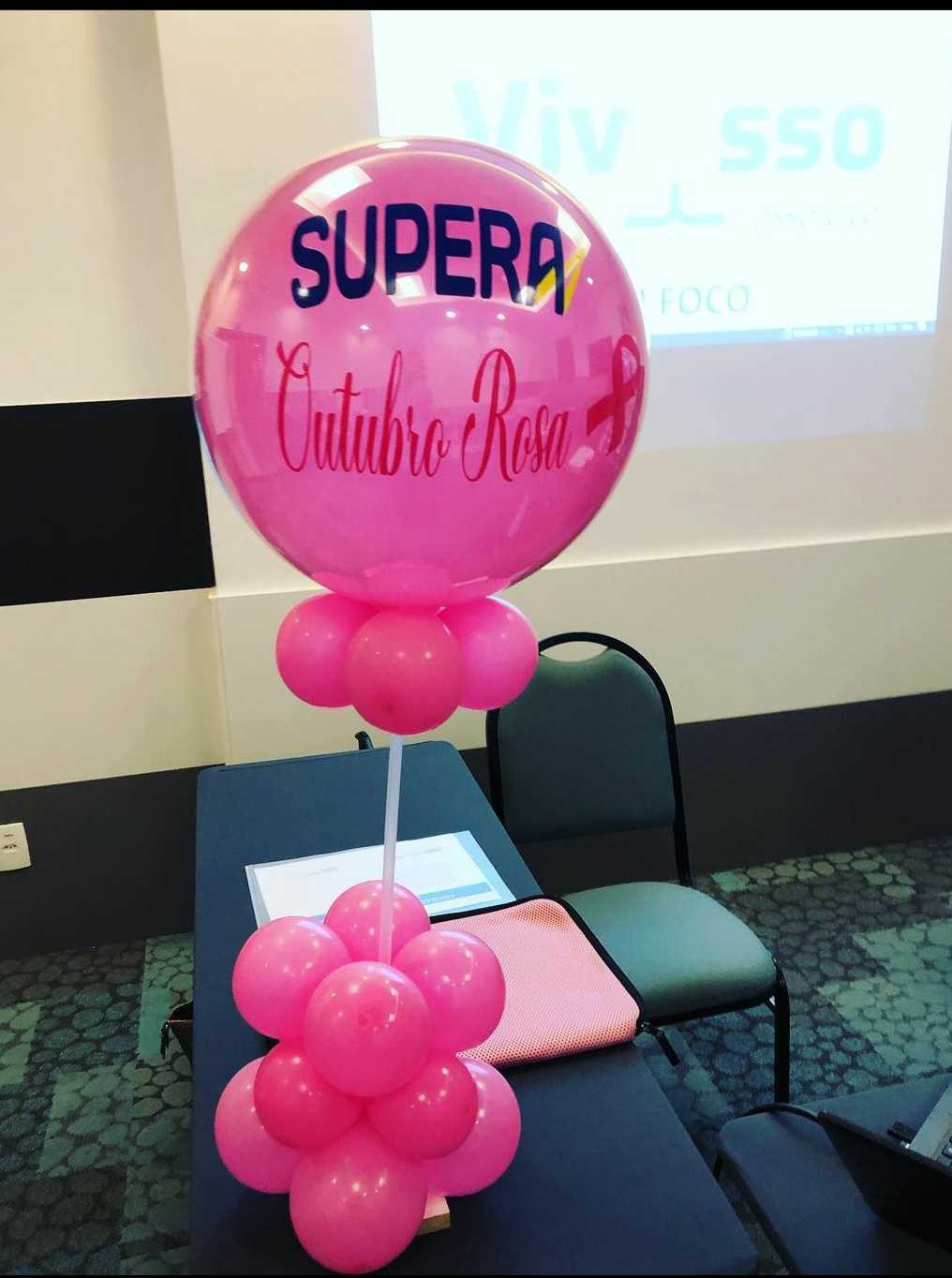 Decoração com balões