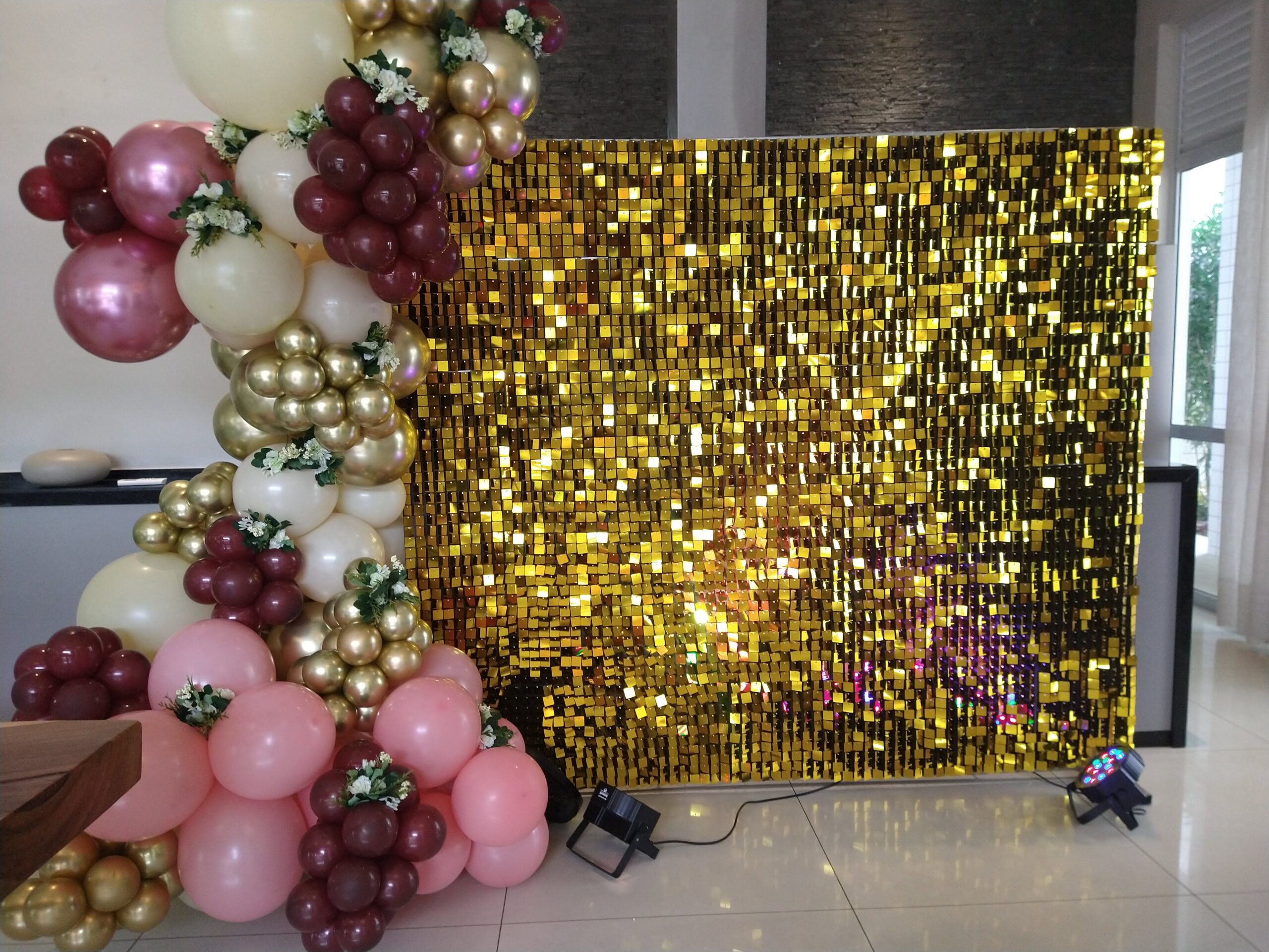 Shimmer wall – Painel de Lantejoulas