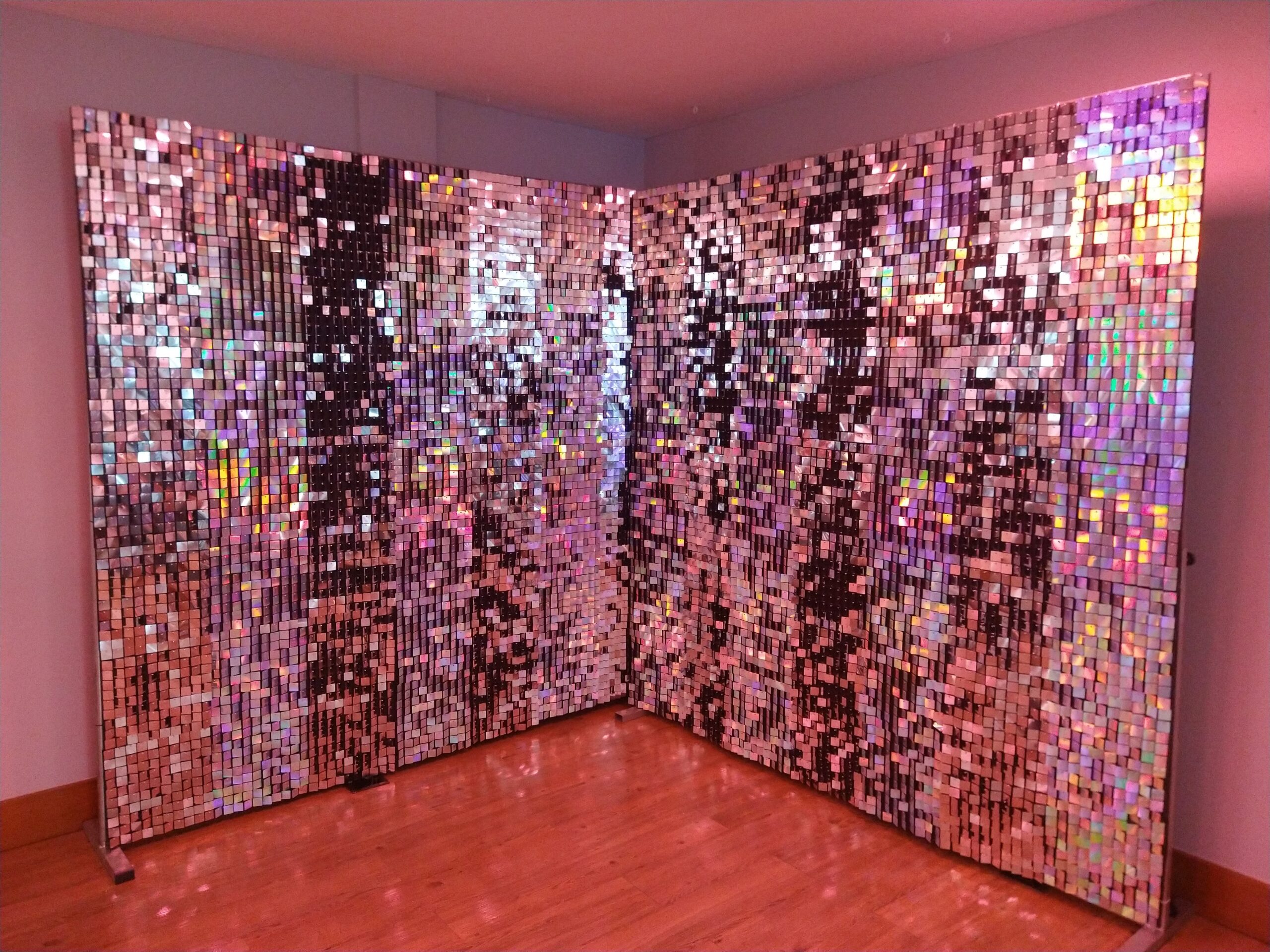 Shimmer wall – Painel de Lantejoulas