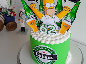 Bolos decorados artísticos salgado e sobre