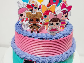 Bolos decorados artísticos salgado e sobre