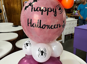 Estilosa decorações e balões