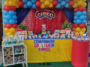 A festas e decorações