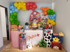 Aquarela decorações de festas