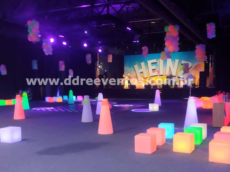 DDR Eventos – Locação puff, mesa, bistrô de led