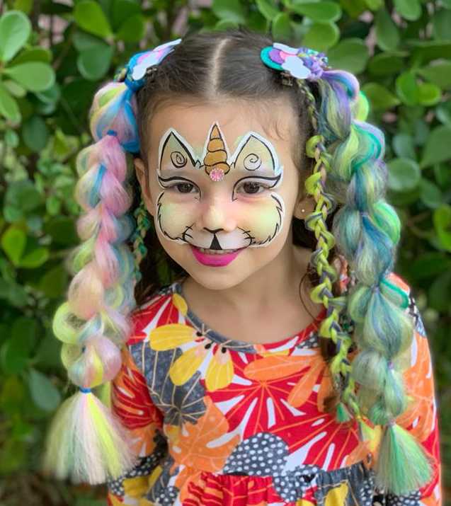 Pintura Facial Pintura de Rosto Make artística