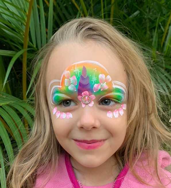 Pintura Facial Pintura de Rosto Make artística