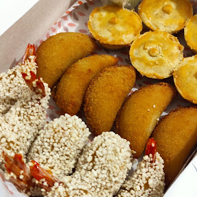 Salgados com massa de batata