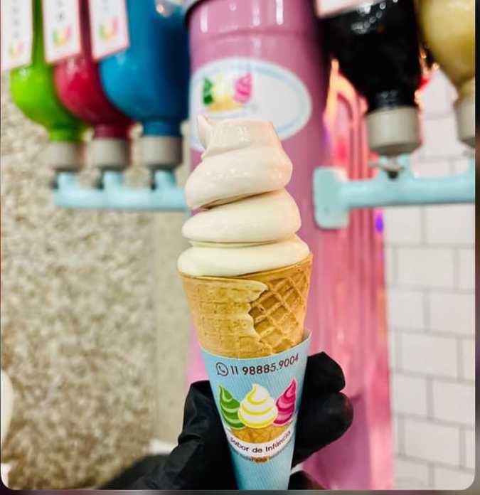 Sorvete sabor de infância
