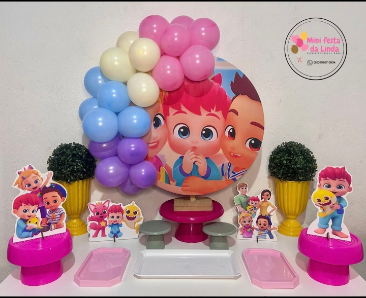 mini festa da linda decoração pegue e monte