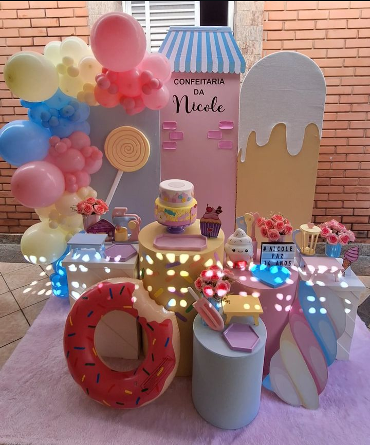 pink love Decorações