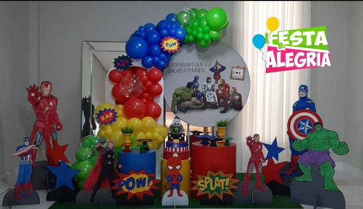 festa e alegria Decoração